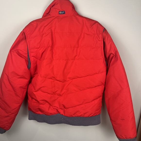 1st Down Jacket Coat Large Men’s Goose Down Red - Picture 9 of 12